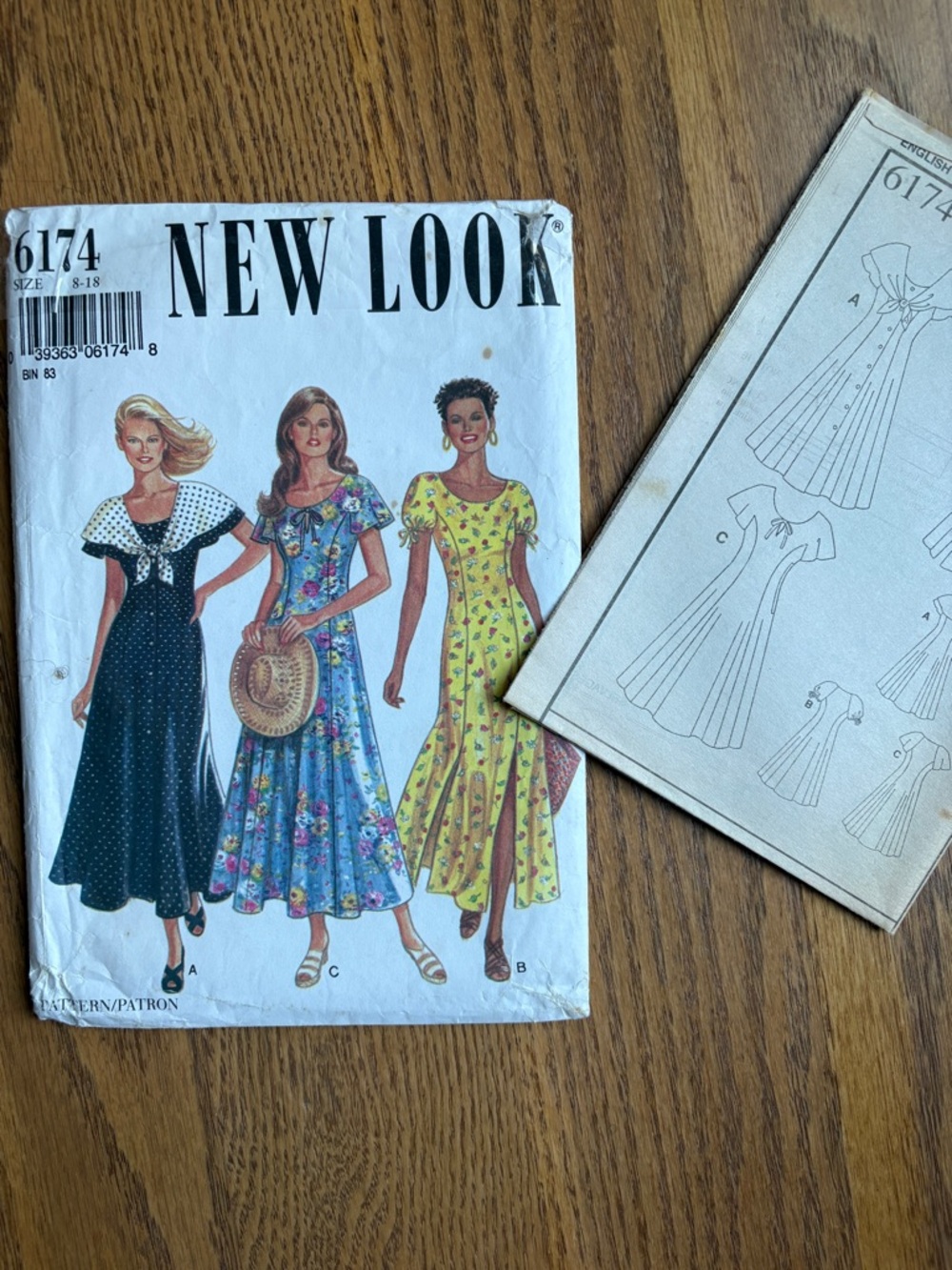 90s New Look 6174 Vintage Sewing Pattern Rare Sundresses